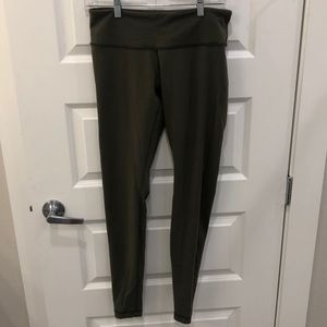 Olive wonder under lulu lemon leggings